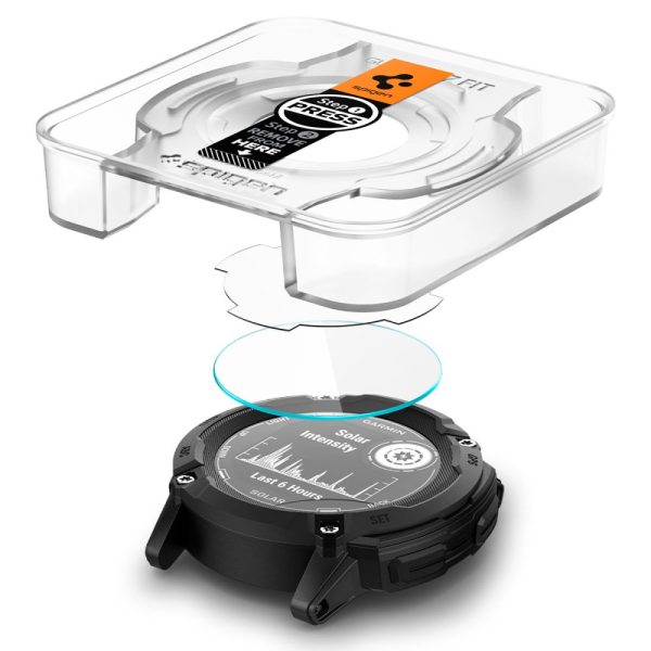 SPIGEN GLAS.TR EZ FIT 2-PACK GARMIN INSTINCT 2X SOLAR CLEAR (AGL07593) - Image 5